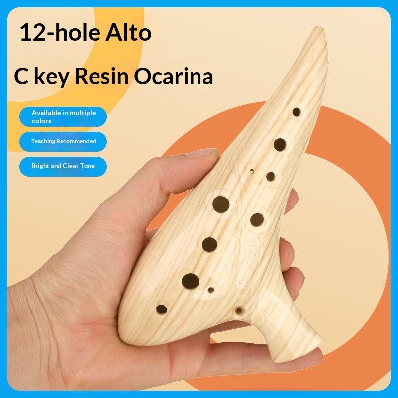 Ocarina Ceramic - 12 Hole Ocarina Instrument Ocarinas Alto