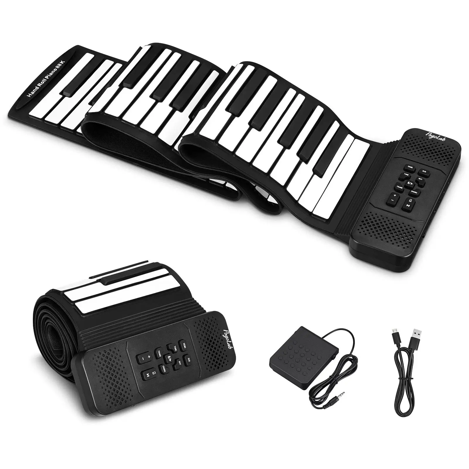Pogolab 88 Keys Hand Roll Up P - Piano Sustain Pedal ulasan dan harga