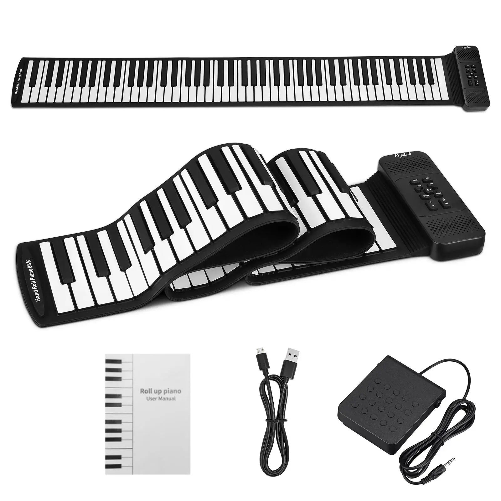 Pogolab 88 Keys Hand Roll Up P - Piano Sustain Pedal ulasan dan harga