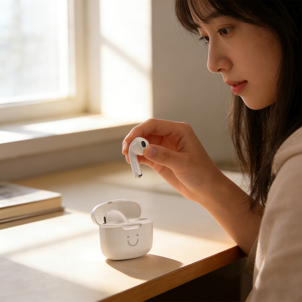 A2 Smiley Face Bluetooth Headp - Enhance Audio Music Quality ulasan dan harga
