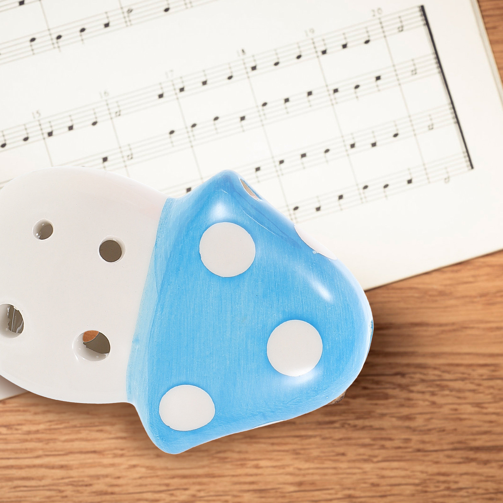 2Pcs Mushroom Shaped 6-Hole Oc - Ocarina Ceramic ulasan dan harga