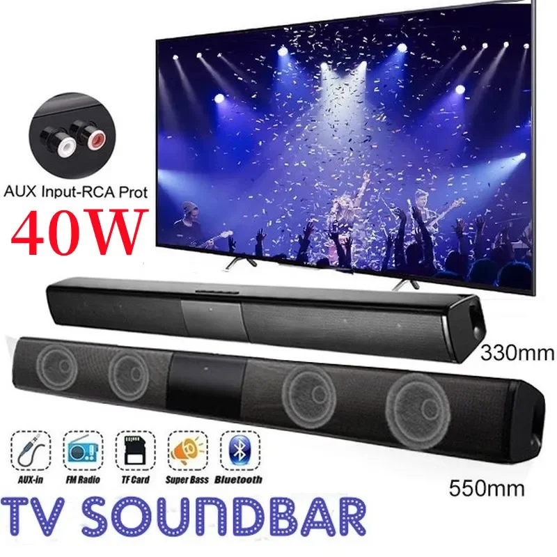 40W Wireless Bluetooth Soundba - Audio Music Visualizer Free ulasan dan harga