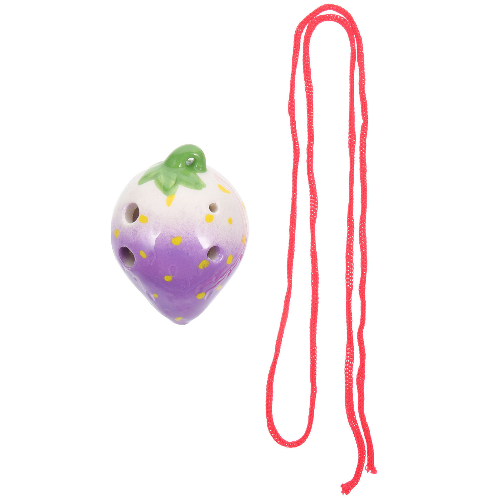 6 Hole Strawberry Ceramic Ocar - Ocarina Ceramic ulasan dan harga