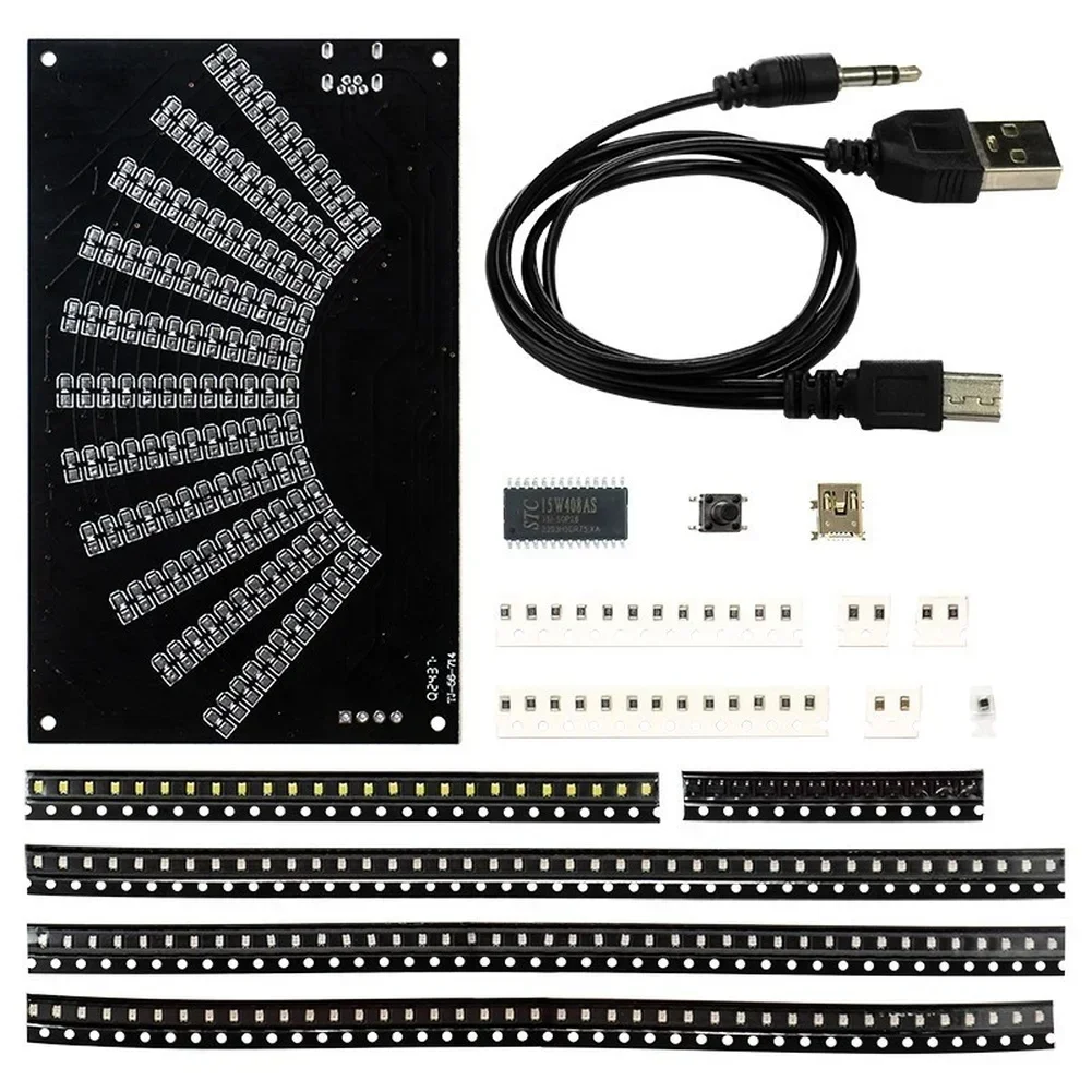 DIY LED Music Spectrum Display - Audio Music Visualizer Free ulasan dan harga