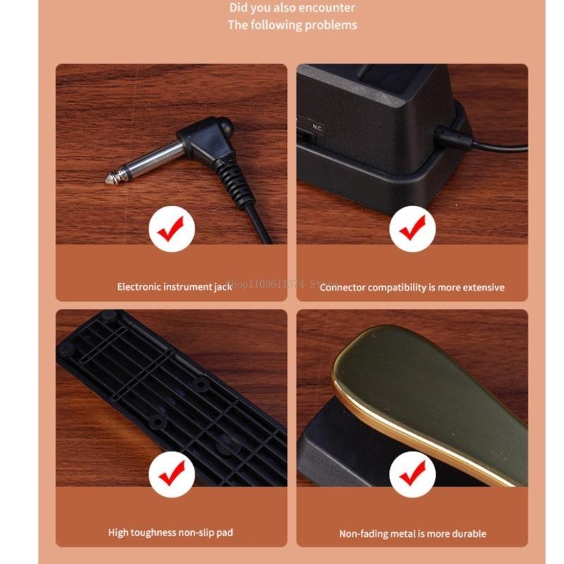  Nonslip Piano Sustain Pedal R - Piano Sustain Pedal ulasan dan harga