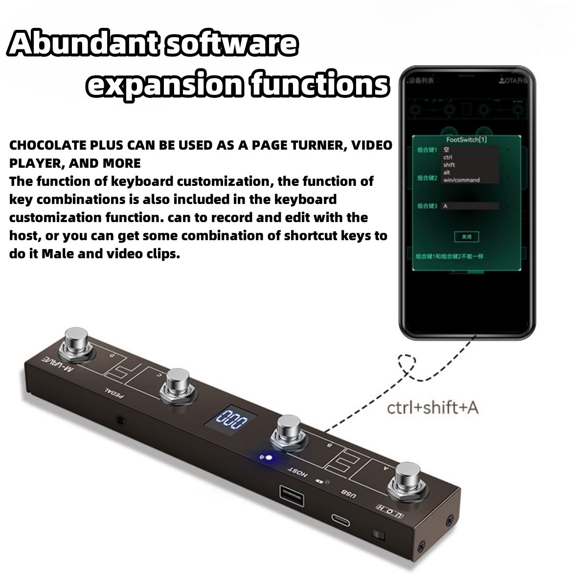M-VAVE Chocolate Plus Wireless - Piano Sustain Pedal ulasan dan harga