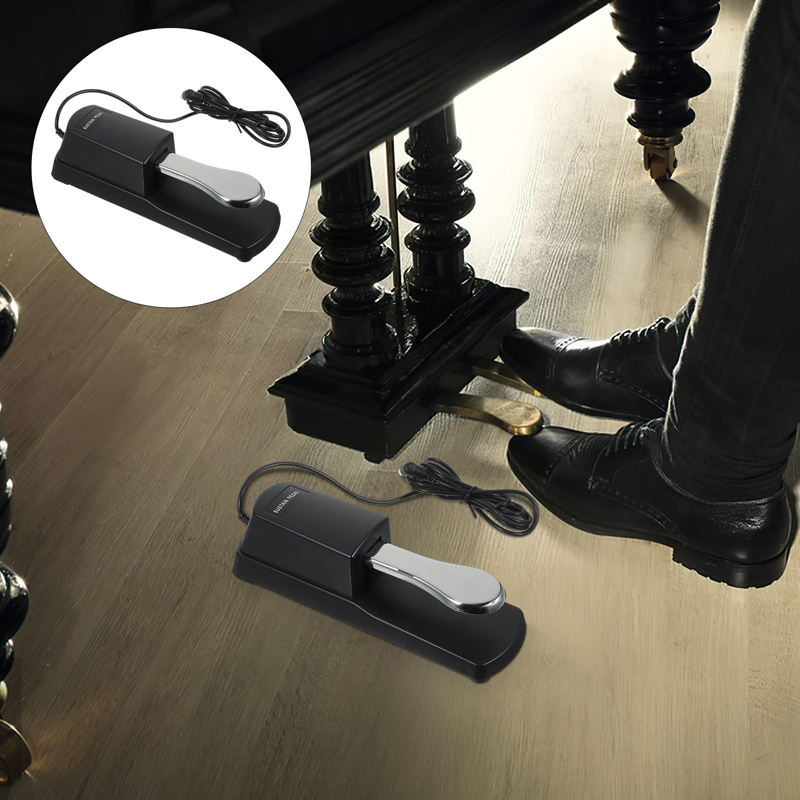 1Set Universal Sustain Pedal f - Piano Sustain Pedal ulasan dan harga