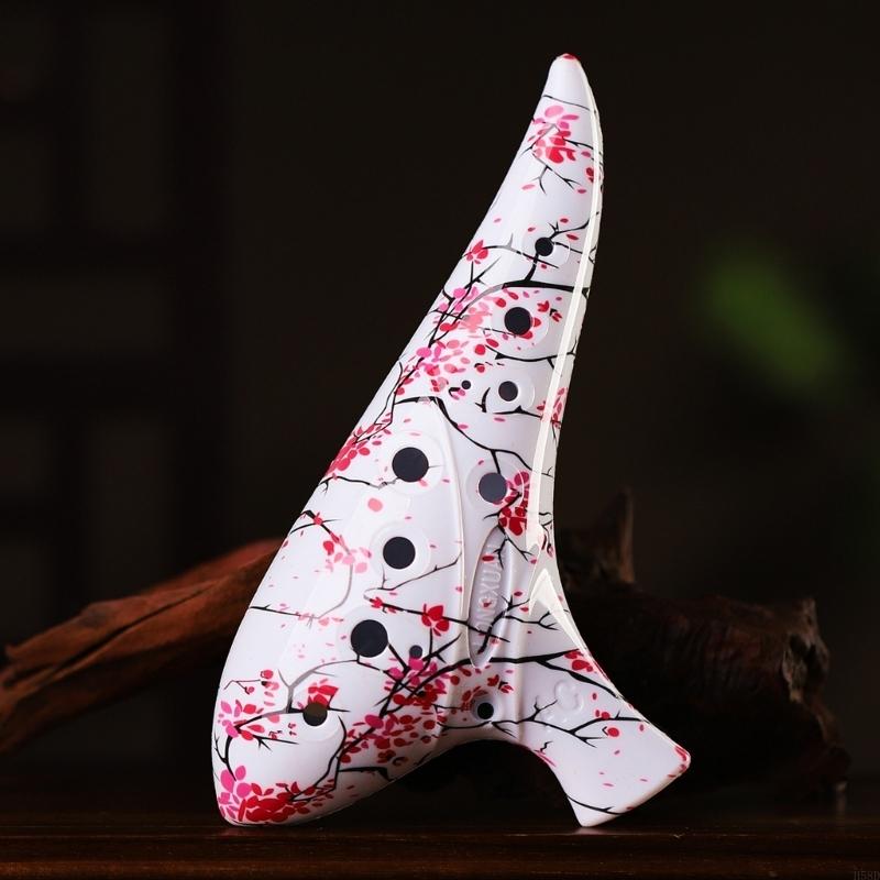 12 Hole Ceramic Ocarina with S - Ocarina Ceramic ulasan dan harga