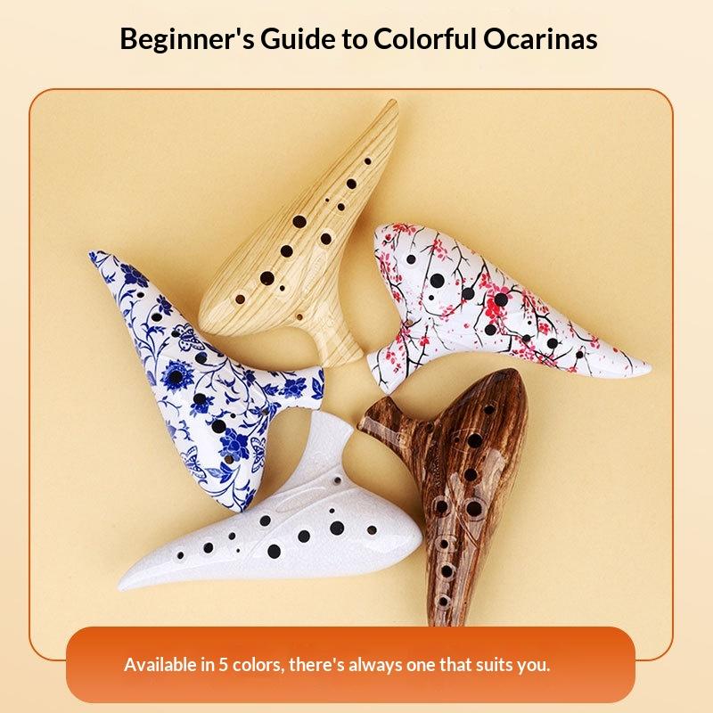 12 Hole Ocarina Instrument Oca - Ocarina Ceramic ulasan dan harga