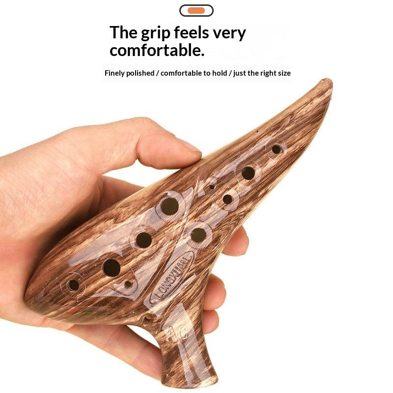 12 Hole Ocarina Instrument Oca - Ocarina Ceramic ulasan dan harga